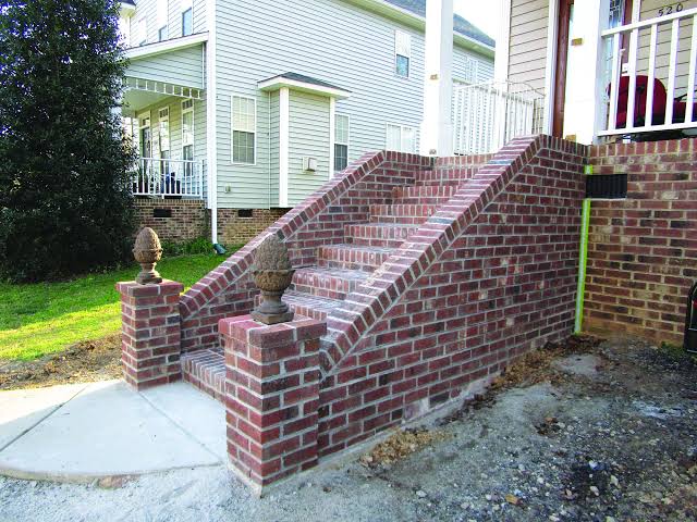 Brick Steps materials and preparation